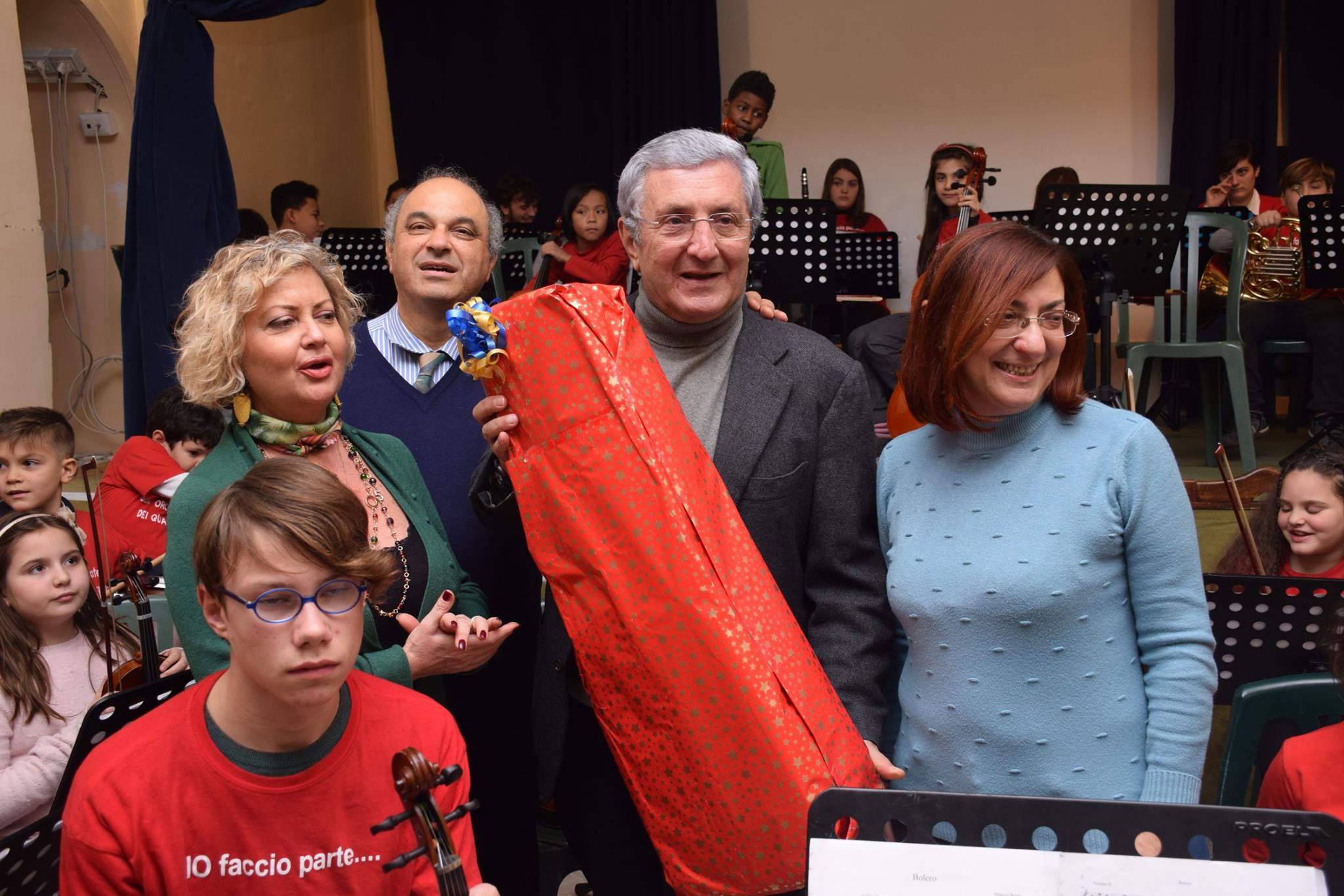 Annamaria Montone, il Maestro Mallozzi, Enzo De Paola e Carmela Formicola